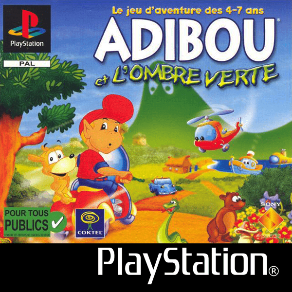 Adibou et L'Ombre Verte box art for Playstation
